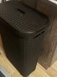 Кошик для білизни Natural Style Curver 40L темно-сірий
