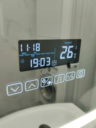 Прямоугольное зеркало с LED подсветкой 80 на 60 см, с Smart-блоком, линзой с подсветкой и подогревом, модель Simphony La Mir (Simphonyg41) фото от покупателей 1
