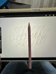 Стилус стильный модный с дисплеем DrawPen Active Pro для iPhone iPad Android планшета телефона сенсорного экрана подарок девочке женщине ученице для рисования письма учебы заметок творчества скетчей художественный дизайнерский рисовальный розовый (21014) фото от покупателей 9