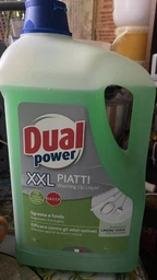 Гель для миття посуду Dual Power Concentrated Lemon ( лимонний аромат ), 1л