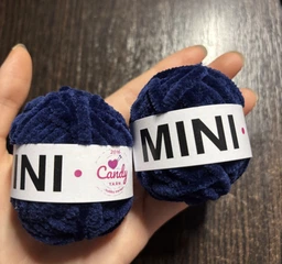 Плюшева пряжа Mini 15 г, Ніжний бузок №776 турецька нитка для в'язання гачком і спицями пледа іграшок та одягу, 100% мікрополіестер, 18м