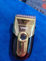 Электробритва шейвер мужской профессиональный VGR V-640S бритва 9000 ОБ. чорный фото от покупателей 16