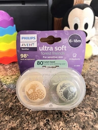Пустышки Philips AVENT Ultra Soft 6-18 месяцев 2 шт (SCF091/46) фото от покупателей 5