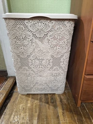 Корзина для белья Bursev LACE 2130 03 42 л Антрацит (ТВ000029763)