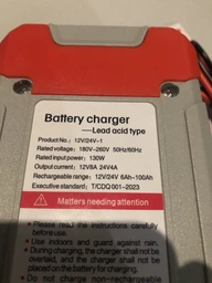 Зарядное устройство для аккумулятора 12V 8A / 24V 4A интеллектуальная зарядка с дисплеем Серый (S12489)
