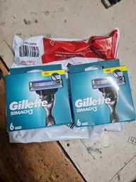 Сменные картриджи для бритья (лезвия кассеты) мужские Gillette Mach 3 кассеты 8 шт