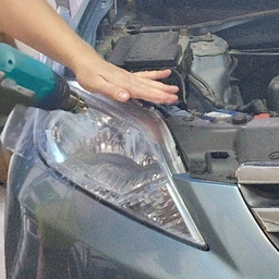 Плівка антигравійна для фар автомобіля Синя 1м*30см