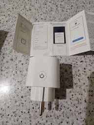 Розумна смарт WiFi розетка 20А з лічильником електроенергії і таймером Біла Розетка Smart Plug з енергометром
