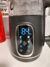 Электрочайник ADLER AD 1305 White/Gold POLAND 1.7L с регулятором температуры