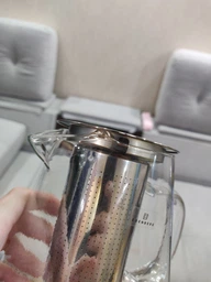 Заварочный чайник Edenberg 950мл из боросиликатного стекла фото от покупателей 3