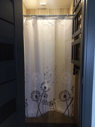Шторка для душа узкая 120*200 см Jackline Dandelion серая BS2255m