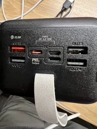 Повербанк HOCO J86B 60000mAh 22.5W швидка зарядка та ліхтар 4USB Чорний фото від покупців 4