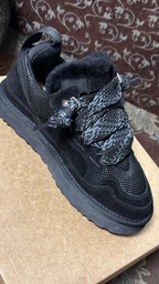 Жіночі уггі кросівки Зимові Замшеві Коричневі UGG Lowmel Sneaker Chestnut (37, коричневі)