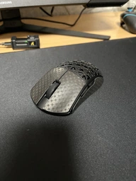Бездротова ігрова мишка ATTACK SHARK R5 Ultra BLACK Карбонова, ультралегка (2.4G, Bluetooth), PAW3950MAX, 42000 DPI, 8K фото от покупателей 1