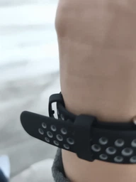 Ремінець силіконовий з металевою застібкою MRK SportStyle для фітнес браслета Xiaomi Mi Band 8/9/10 Чорний з білим (mrk3850) фото от покупателей 1