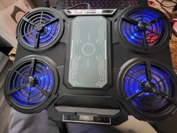 Охолоджуюча підставка для ноутбука Dyxon MEGAFREEZE 19 Gaming Pro Semiconductor RGB Black (DXNMGFGPS19B) фото від покупців 9