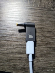 Перехідник Linktech Type-c на DC (5.5 х 1.7), перехідник для заряджання ноутбука type-c to dc