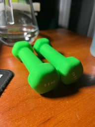 Гантель неопреновая Stein 0.5 кг Зеленая (DB3058-0.5 green) фото от покупателей 1