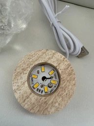 Ночник детский настольный светильник от usb светодиодный led хрустальный шар лампа в спальню маленькая для сна подарок для мальчика девочки единорог One pro Желтый 73437 фото от покупателей 1