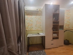 Стол раскладной Морис 900 Ferrum-decor 750x900x500 Черный металл ДСП Бетон 16 мм (MORI907) фото от покупателей 3