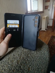 Чохол Idewei для Samsung Galaxy A16 / A165 книжка шкіра PU з візитницею червоний