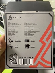 Бездротова (Bluetooth + 2,4G) ігрова миша AJAZZ AJ179 V2 MAX PAW3311, 800mAh, 12000DPI, WHITE/БІЛА (AJ179MW) фото від покупців 4
