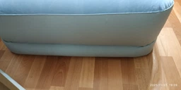 Надувная кровать-матрас Intex 64157 со встроенным насосом 99х191х36 см Голубая фото от покупателей 2