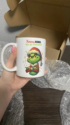 Чашка Marmyza Грінч Grinch "Хтось каже, що це витівки" - Циліндр - 330 мл фото від покупців 2