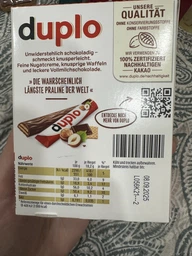 Батончики Ferrero Duplo с лесным орехом 10 шт
