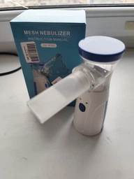 Портативный ингалятор небулайзер Mesh Nebulizer JSL-W302 фото от покупателей 4