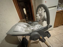 Детский бежевый стульчик для кормления El Camino ME 1115-W CRAFT Beige от рождения до 3 лет