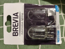 Автолампа Brevia W21/5W 12V 21/5W W3x16q B2 blister 2 шт. (12311B2)