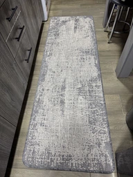 Прорезиненный коврик в кухню на пол Kitchen 19726111 67х120 см кухонный нескользящий безворсовый ковер нa резиновой основе для кухни светло-коричневый фото от покупателей 1
