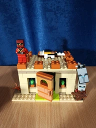 Конструктор детский Minecraft лагерь разбойников набор из кубиков и фигурок здания крепость оружие инструменты персонажи животные элементы локации и декора 562 деталей развивающая игрушка для мальчика подарок One Pro 68356 фото от покупателей 4