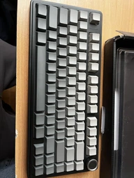 Бездротова ігрова механічна клавітура AULA F75 Cloud blue / Блакитно-білий градієнт / Бічне гравірування фото от покупателей 5