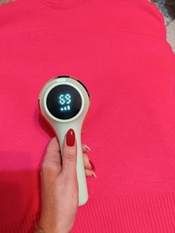 Потужна акумуляторна бездротова машинка LED Smart для видалення катишків (катишок) і стрижки кошлатості (ковтунців) одягу із зарядкою від USB Type-C, Зелений