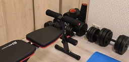 Скамья тренировочная Hop-Sport HS-1030 с фиксатором для ног для пресса универсальная фото от покупателей 5