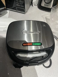 Сендвичница, гриль, вафельница, орешница Domotec MS-7704 прижимной из нержавеющей стали фото от покупателей 12