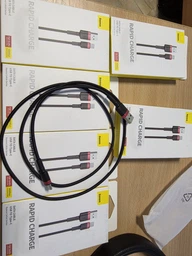 Дата кабель Baseus Cafule USB to Type-C Cable 3A (1m) (CATKLF-B) Черный / Серый фото от покупателей 6