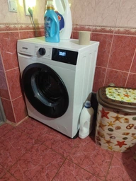 Gorenje Пральна машина фронтальна, 7кг, 1400, A+++, 47см, дисплей, пара, інвертор, білий фото от покупателей 2