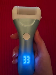 Пемза пилка для ног и пяток роликовая аккумуляторная Callus Remover 3W электрическая для шлифовки электропемза для педикюра USB зеленая фото от покупателей 14