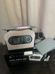 Фрезер для маникюра Nail Drill ZS-717 PRO PINK 65 Ватт, 45 000 об/мин фото от покупателей 4