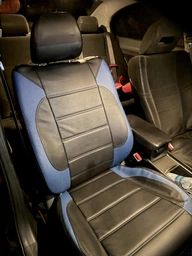 Авточехлы на Honda Civic 2006-2016 Auto Style НЕО Х черно серые фото от покупателей 1