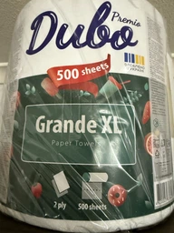 Полотенца бумажные Диво Premio Grande XL 2-слойные 1 рулон 500 отрывов Белые (4820003837603) фото от покупателей 3