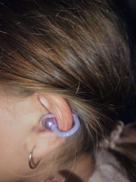 Бездротові Bluetooth навушники Joyful Ear Clip S18 лавандовий фото від покупців 2