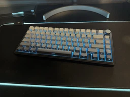 Ігрова механічна клавіатура Attack Shark X85 Pink Gradient з RGB підсвіткою Hot Swap