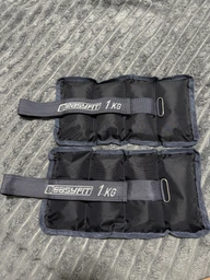 Обважнювачі EasyFit (TNS-1) 2 шт за 1 кг з фіксованою вагою (манжети для рук і ніг з піском, універсальні для бігу) фото від покупців 2