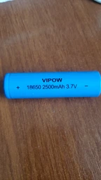 Акумулятор 18650 Li-Ion Vipow ICR18650 FlatTop, 2500mAh, 3.7V, Blue фото от покупателей 1