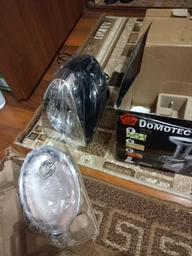 Мясорубка электрическая 3в1 +соковыжималка и овощерезка 4800W DOMOTEC MS-2025 Черная
