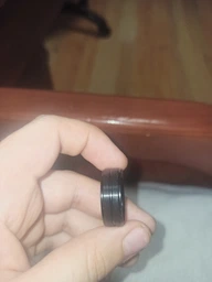 Кольцо железное Shipin 21 размер чёрный